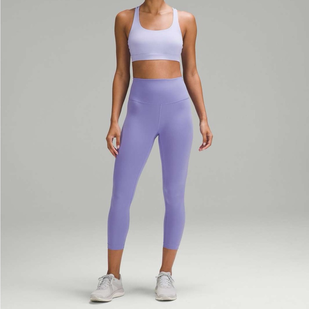 Lululemon Wunder Train High-Rise Crop 23” in Dark Lavender
